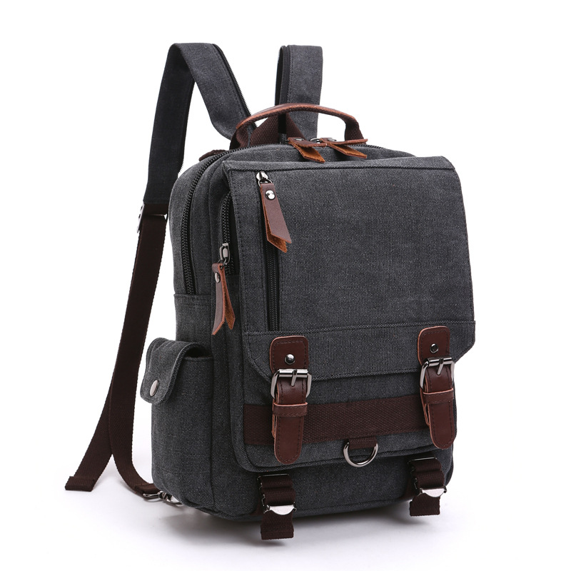 Zaino in tela alla moda, zaino diagonale da viaggio all'aperto, adatto per uomini e donne, borsa a tracolla, zaino_voghion.com