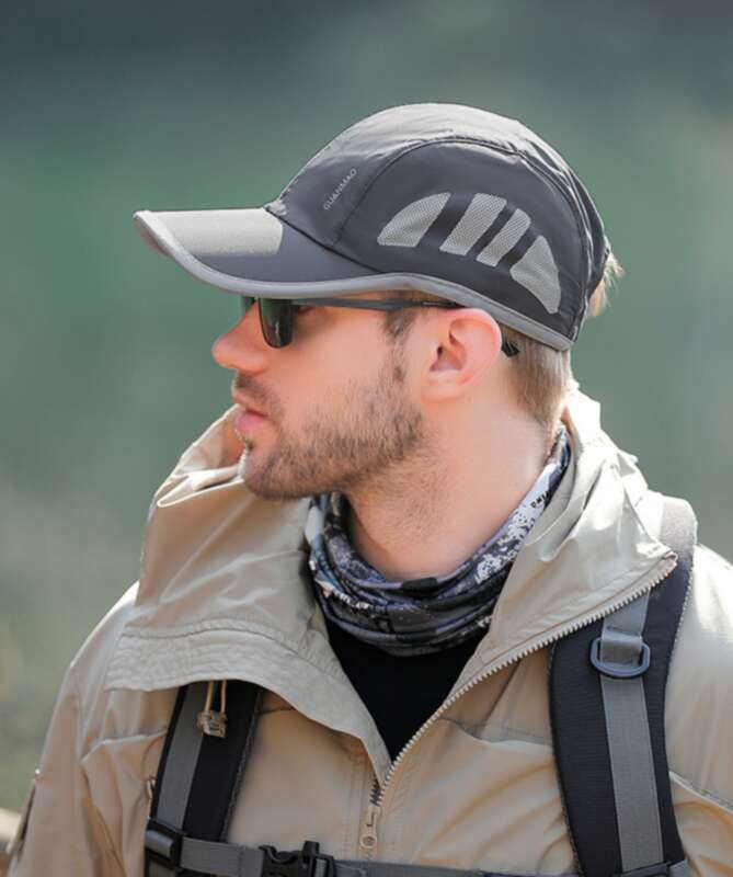 【 Leichtgewichtig 】 Herren Frühling und Sommer Dünne Entenzunge Schnelltrocknend Atmungsaktiv Baseball Freizeit Outdoor Sonnenschutz_voghion.com
