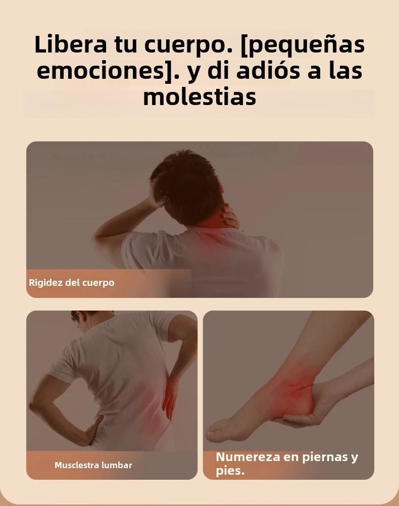 Elektrisches Haarmassagegerät, Halswirbel, Taille, Rücken, Handvibrationsinstrument für die Körperbeziehung, Baumwolle und_voghion.com