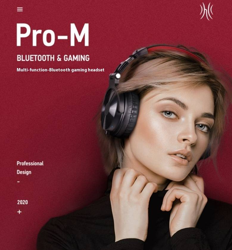 Le casque sans fil Bluetooth OneOdio est un casque d'ordinateur populaire pour Learnstreamer K-song Game en ligne._voghion.com