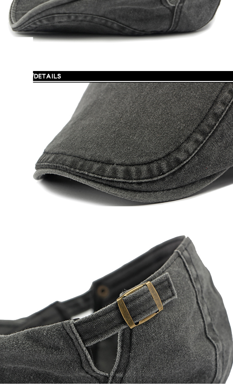 Chapeau unisexe en coton lavé pour homme et femme, casquette simple, style rétro décontracté_voghion.com