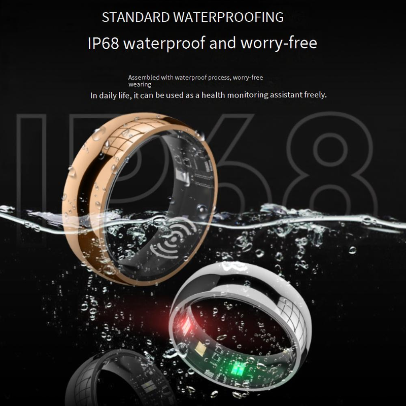 Smart Activity Trackers Glue Filling Ring Bluetooth Heart Rate Blood Oxygen Step Sleep Monitoring Sports Health Wireless Charging_voghion.com