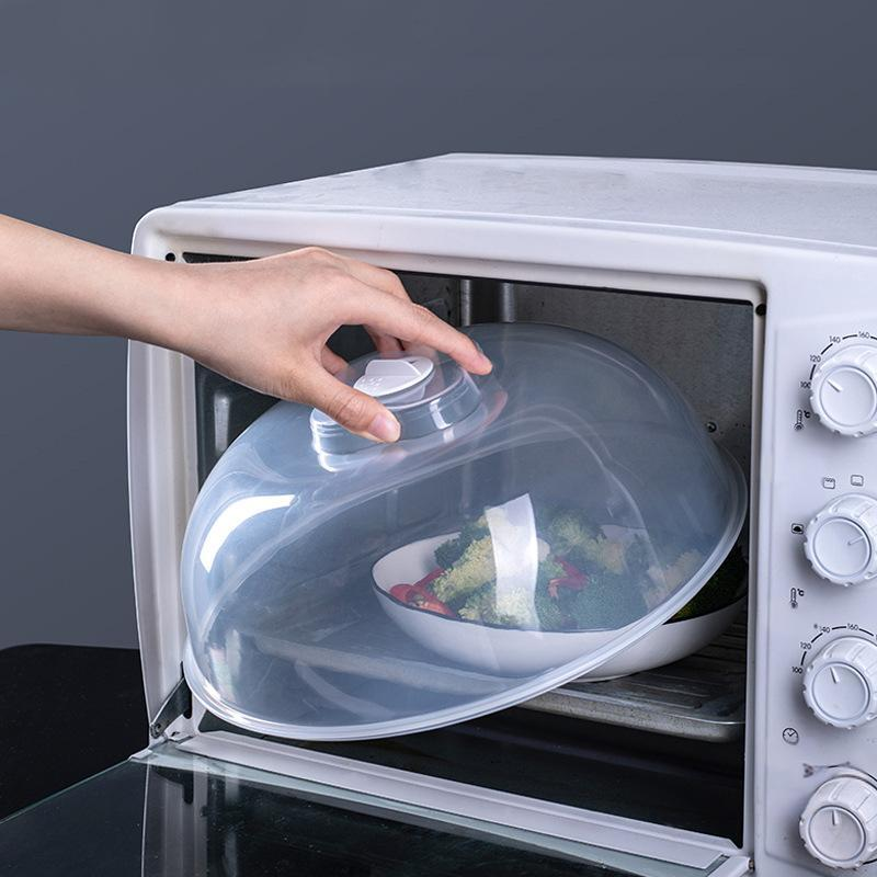 Spritzschutz für die Mikrowelle, BPA-freier Kunststoff-Lebensmitteldeckel mit Dampföffnungen, wiederverwendbarer, hitzebeständiger Deckel für Schüsseln und Teller, transparent_voghion.com