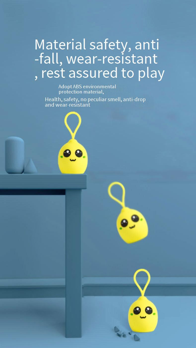 Mini haut-parleurs portables créatifs et mignons, Bluetooth, lecteur portable pour enfants, carte_voghion.com