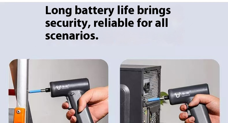Multi Functional, High Torque, Small, Mini, Self-contained, Rechargeable Electric Screwdriver With Torque For Household Use_voghion.com
