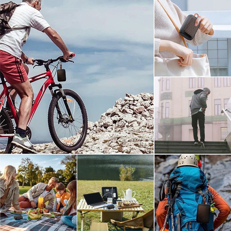 WISE TIGER Q06P Mini Portable Bluetooth Speaker Big Sound Punchy Bass 12H Play Time Dual Pairing IPX7 Waterproof for_voghion.com