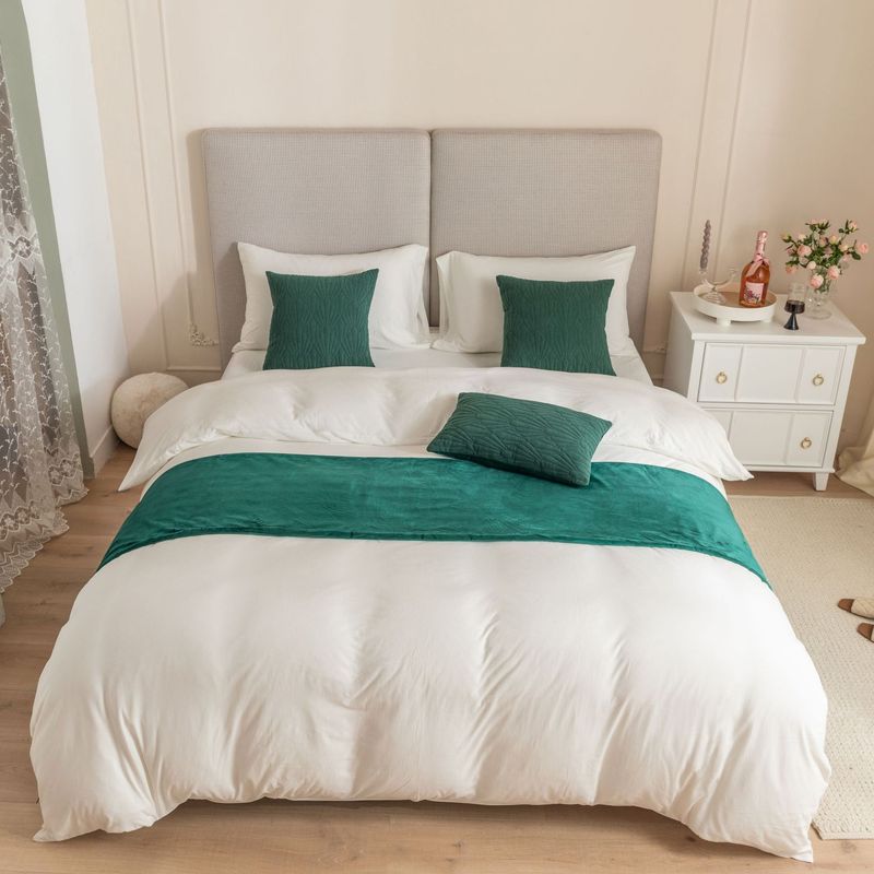 Nueva toalla de cama de terciopelo holandés con patrón de concha súper suave para hotel de alojamiento familiar_voghion.com