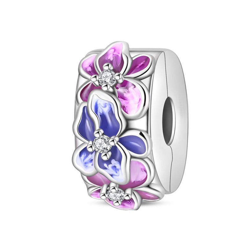 Gioielli da donna con fibbia di sicurezza a forma di occhio del diavolo, ciondolo con perline, accessori fai da te, bracciale in rame bianco placcato argento_voghion.com
