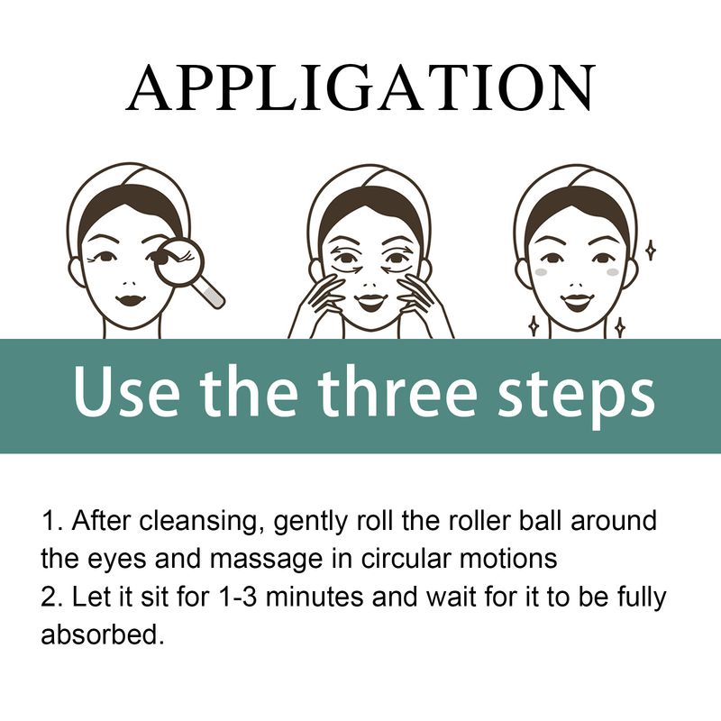 Nicotinamide oogcrème Donkere kringen Verwijdert wallen Hyaluronzuur Hydraterend serum Tegen wallen Oogverzorgingsgel_voghion.com