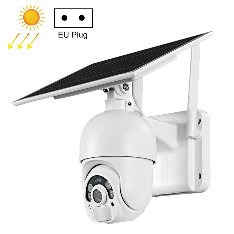 T22 1080P Full HD soldrevet 4G netværk EU-version kamera, understøtter PIR-alarm, nattesyn, tovejslyd, TF-kort_voghion.com