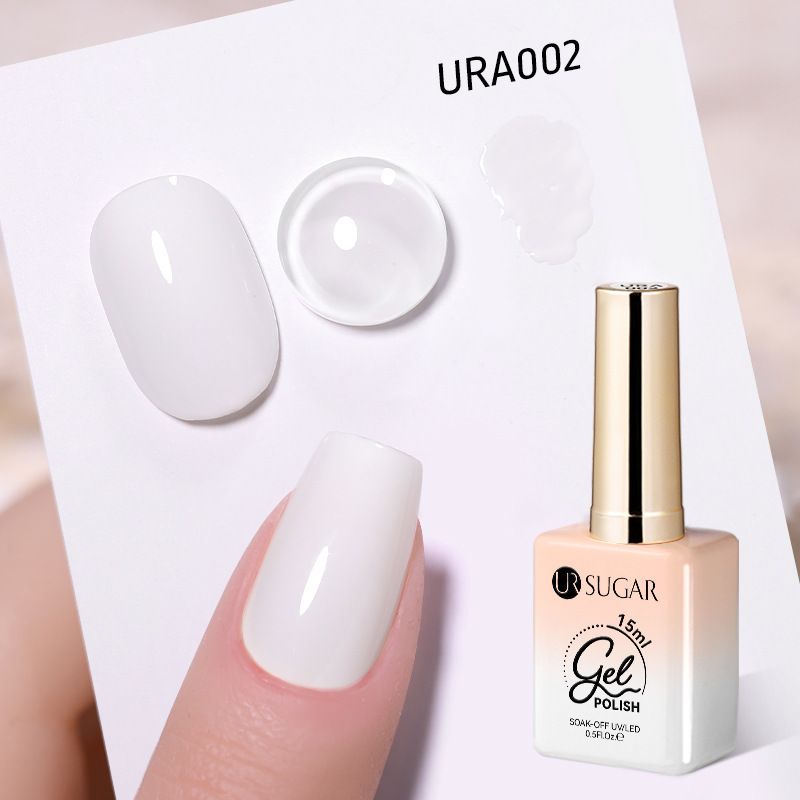 URSUGAR15ML New Classic Solid Color Nude Glitter Sequin Nail Polish Gel_voghion.com