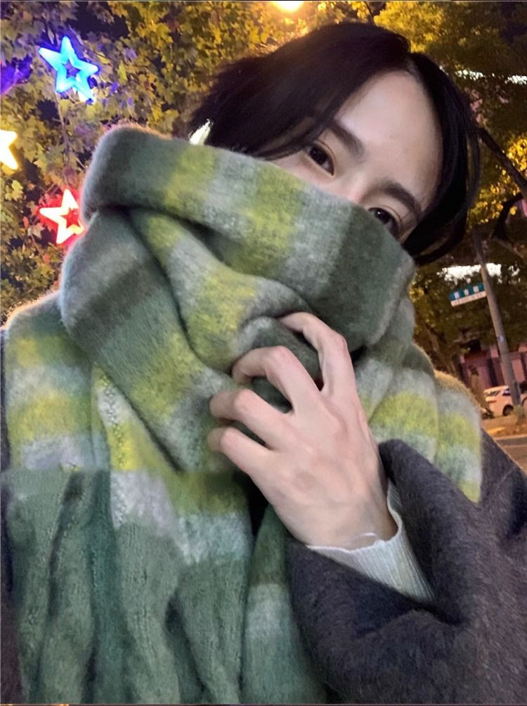 Women's Winter 2025 New High-end Couple Thickened Long Scarf Shawl Ms. Accessories_voghion.com
