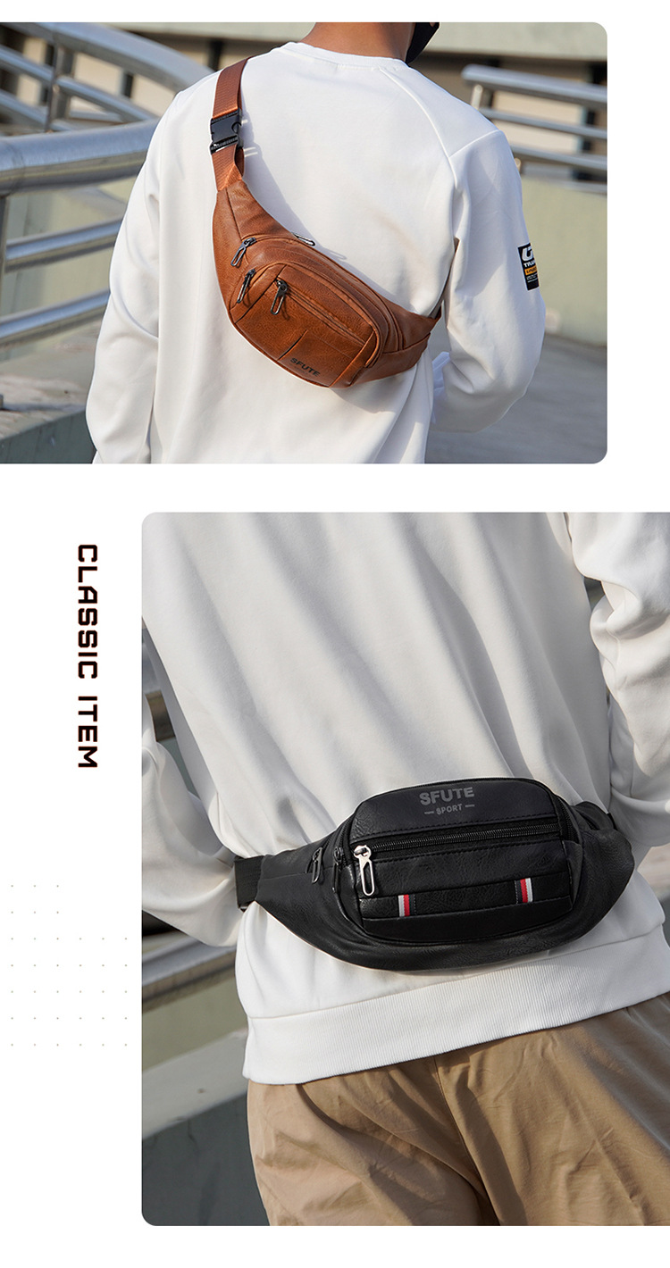 Collezione di portafogli da uomo per la raccolta di contanti da lavoro multistrato in PU in morbida pelle di grande capacità, borsa sul petto da donna,_voghion.com