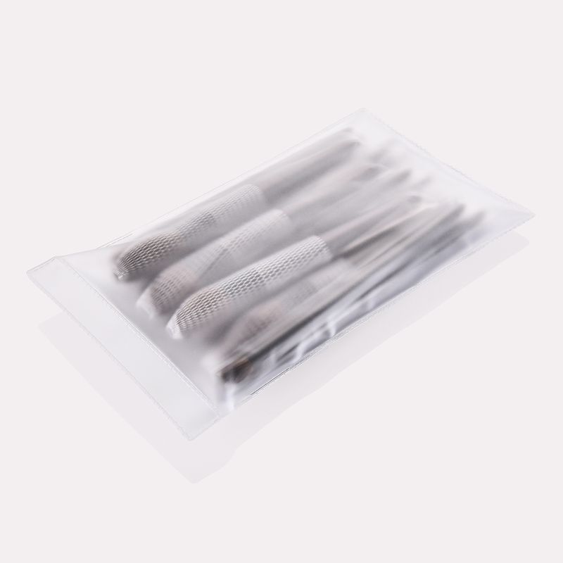 15 pcs makeup brush set, loose powder, eye shadow brush, black, pearlescent handle, matte, makeup tool GUJHUI_voghion.com