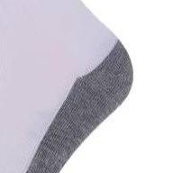 Meias de trabalho e esportes – Meias de poliéster que absorvem a umidade para homens (antiderrapantes, de secagem rápida, respiráveis, pretas/cinzas/brancas, tamanho único)_voghion.com