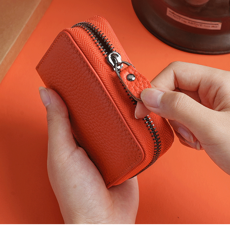 Card Bag Card Cases Anti Theft Card Holder For Women Genuine Leather ID Storage Bag, Wallet For Men, Card Holder With Multiple Card Slots_voghion.com