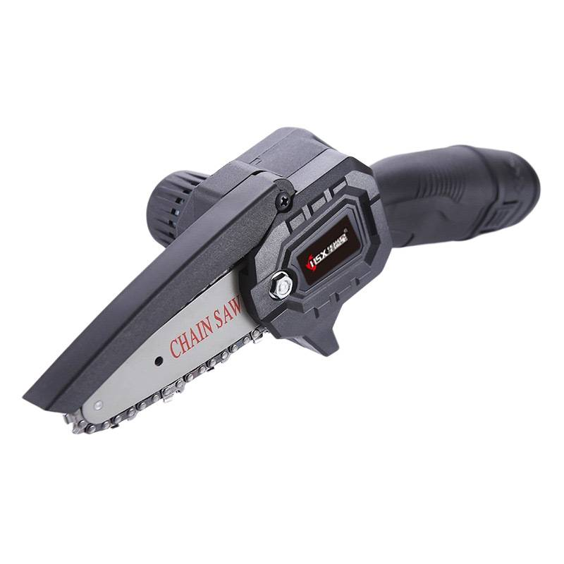 4-Inch 12V Cordless Mini Chainsaw – Lightweight Lithium-Powered Handheld Saw For Pruning, Wood Cutting & DIY Projects_voghion.com