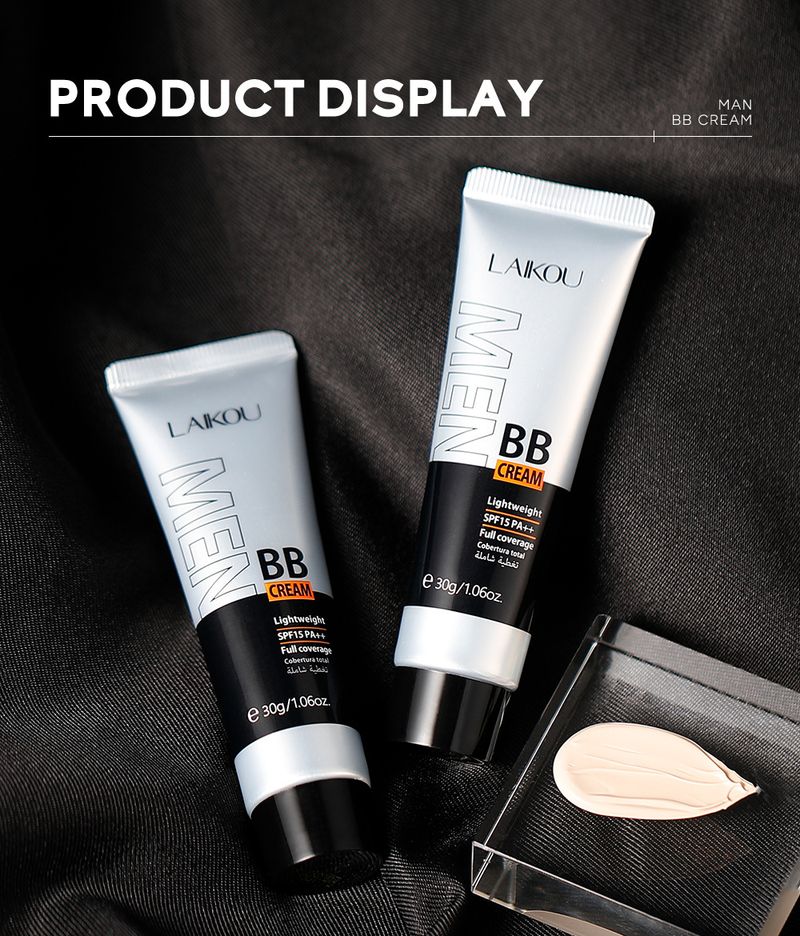 LAIKOU Ανδρική Κρέμα Bb 30g (λάστιχο) Πολλαπλά Χρώματα Προαιρετικά FDA Καλλυντικά Μακιγιάζ_voghion.com