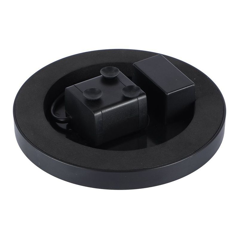 Piscina solare esterna, acqua corrente, fontana galleggiante a batteria con luci, fontana con bagno per uccelli, decorazione da giardino_voghion.com