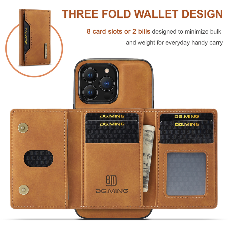 Custodia in pelle magnetica staccabile 2 in 1 per IPhone 13 12 14 11 Pro Max Xs XR 7 8 Plus Se2020 Custodia a portafoglio Tasca porta carte_voghion.com
