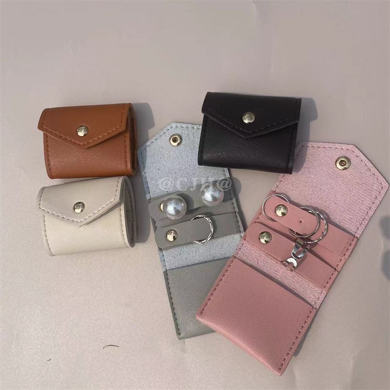 PU lederen mini-sieradentasje, zilvergoud, kleine opbergtas, Palm kleine sieradentasje_voghion.com