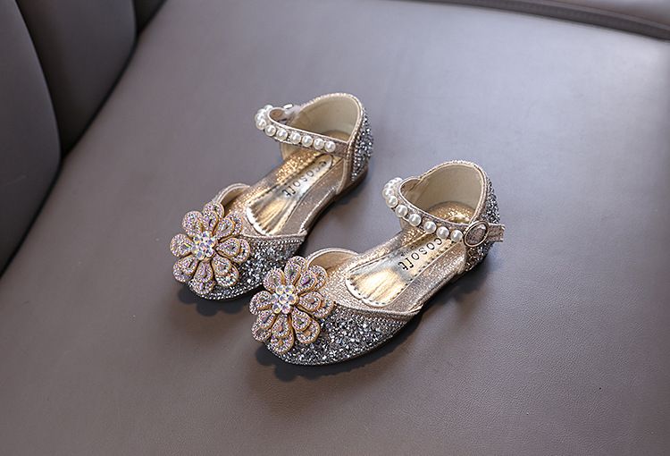 Neu Dame Baby Mädchen Mädchen Prinzessin Diamant Einzelnen Schuh Schuhe Dance_voghion.com