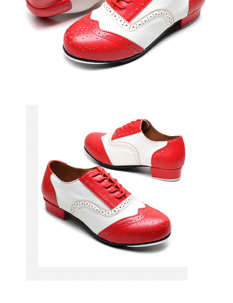 Herren Jazz Stepptanz Schuhe Stepptanzschuhe Schnürschuhe mit geteilter Sohle Tanzschuhe_voghion.com