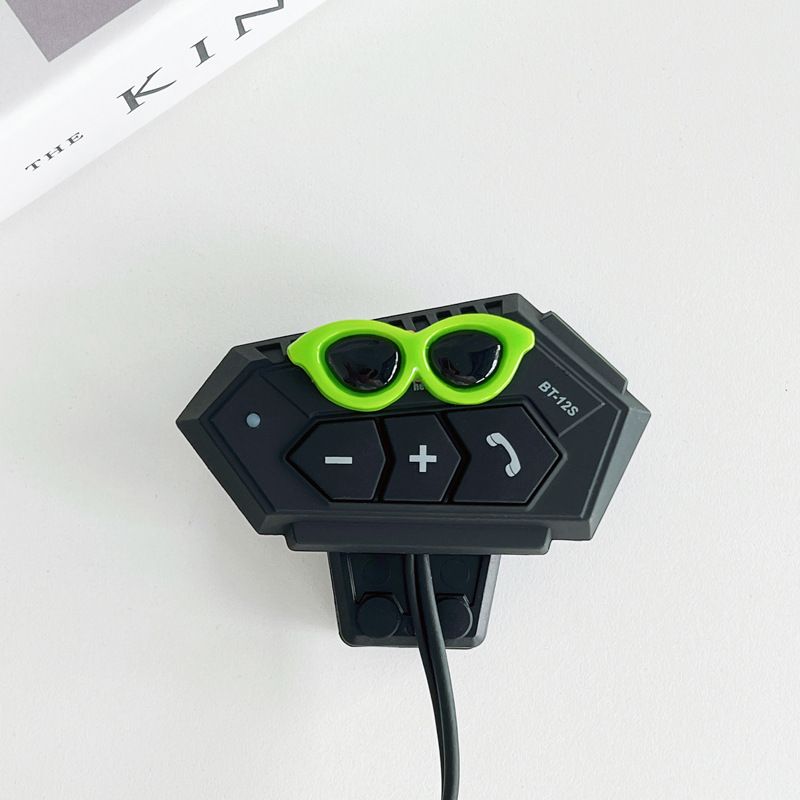 BT12S Motorcycle Helmet Bluetooth Headset 2000 mA Hard Mark Soft Mark Universal Takeaway Riding Bluetooth Headset_voghion.com