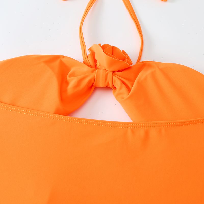 Maillot de bain trois pièces haute couture pour femme avec jupe portefeuille, ensemble de maillot de bain rétro sexy_voghion.com