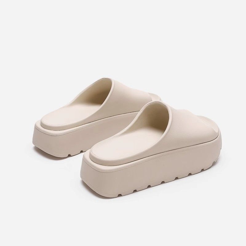 Women's 5.5CM Platform Slides - Ultra Soft Memory Foam Non-Slip Sole Fashionable Outdoor Wear Trendy & Comfortable_voghion.com