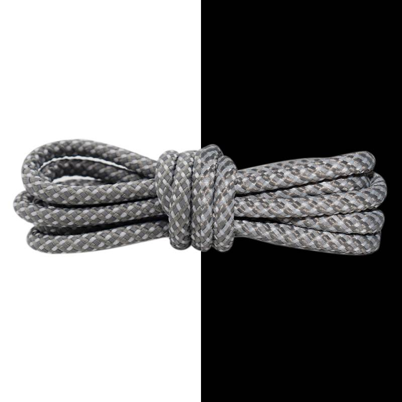 Accessori per scarpe lacci riflettenti rotondi in cocco per scarpe sportive, pantaloni, cappelli, felpe, lacci per stivali Martin_voghion.com