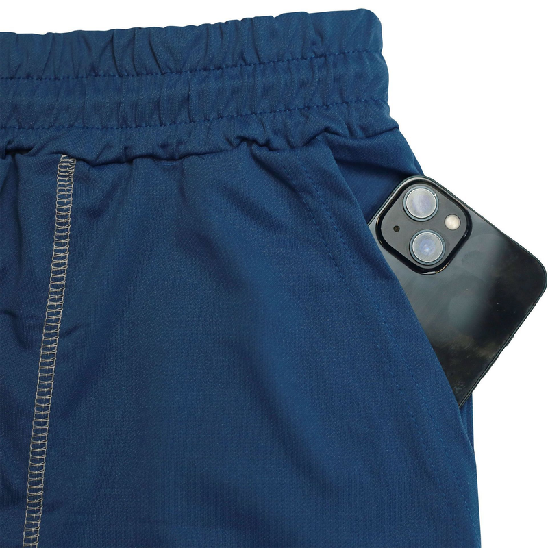 New Summer Men Running Fitness Tights Set Training Short Sleeve Shorts Set_voghion.com