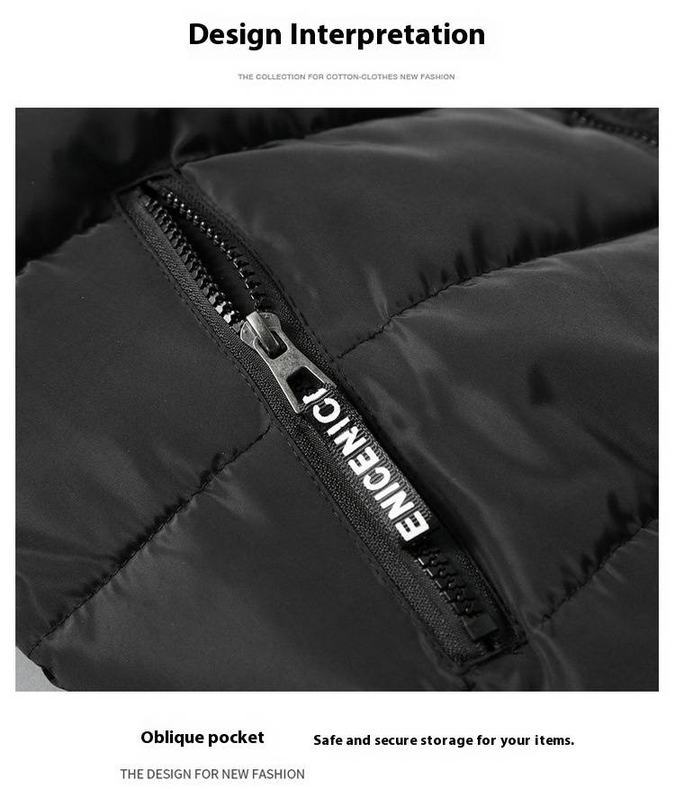 Men's Winter Hooded Padded Vest - Lightweight Quilted Jacket For Work & Casual Wear, Custom Logo Printing (Black, Grey, Red, Navy Blue)_voghion.com