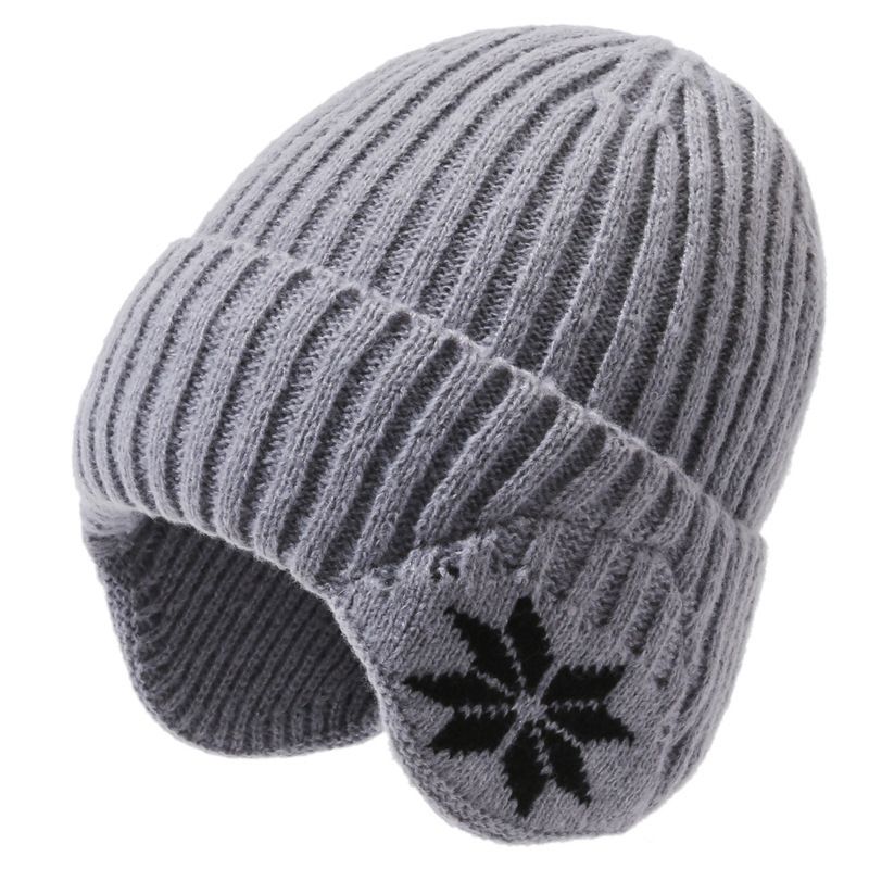 Cappello da uomo per ragazzi, caldo berretto invernale in pile da ciclismo, protezione per le orecchie, scaldacollo in lana_voghion.com