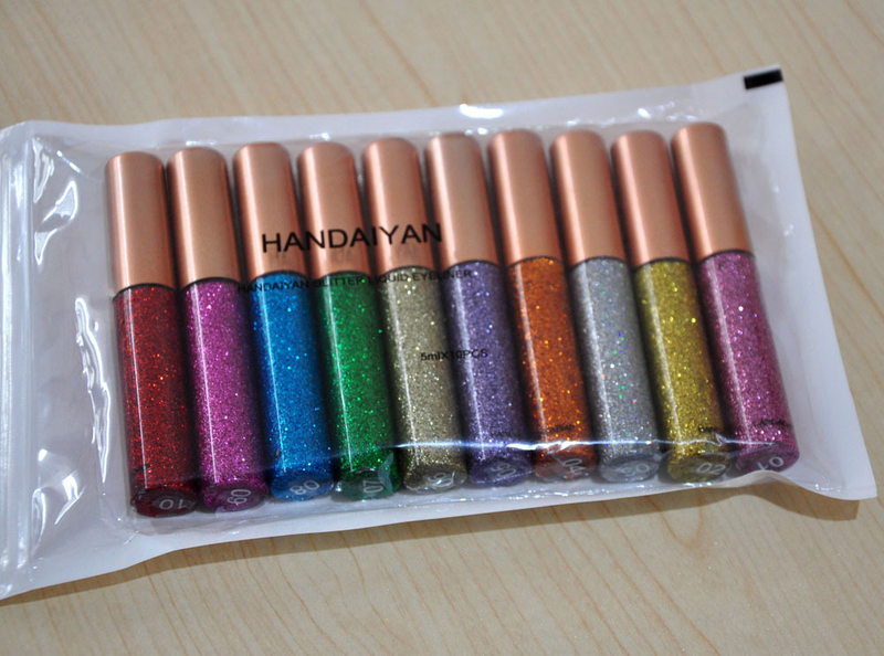 eye-liner brillant à paillettes nacrées pour performance sur scène, ensemble de 10_voghion.com