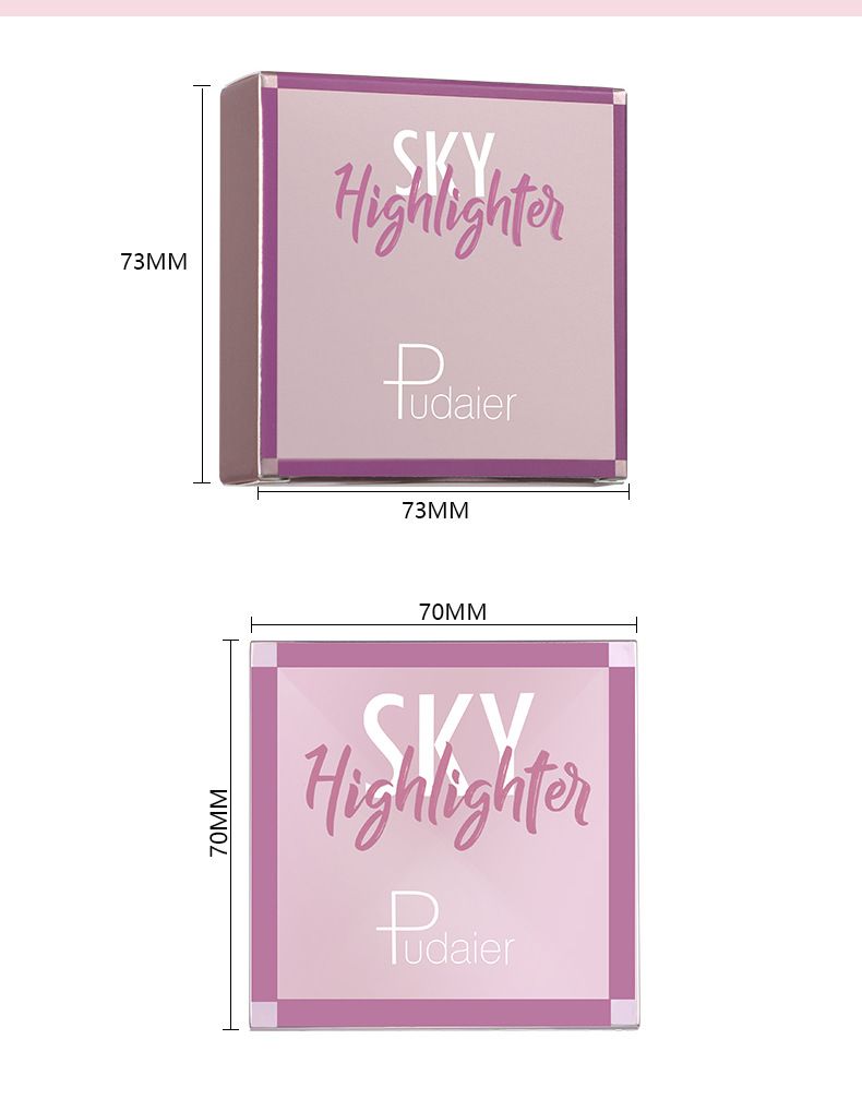 Pudaier Euroopa ja Ameerika kõrglahutusega matt esiletõstev puuderkook ja pärlmutterläikega esiletõstev geel põsepuna värvi tugevdaja_voghion.com