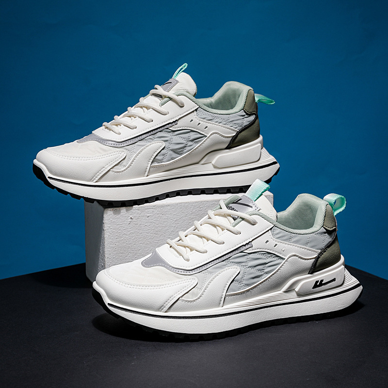 Tirare indietro Scarpe da uomo Autunno con suola spessa Forrest Luce Lusso Altezza crescente Low Top Sport casual Versatile Papà Alla moda_voghion.com