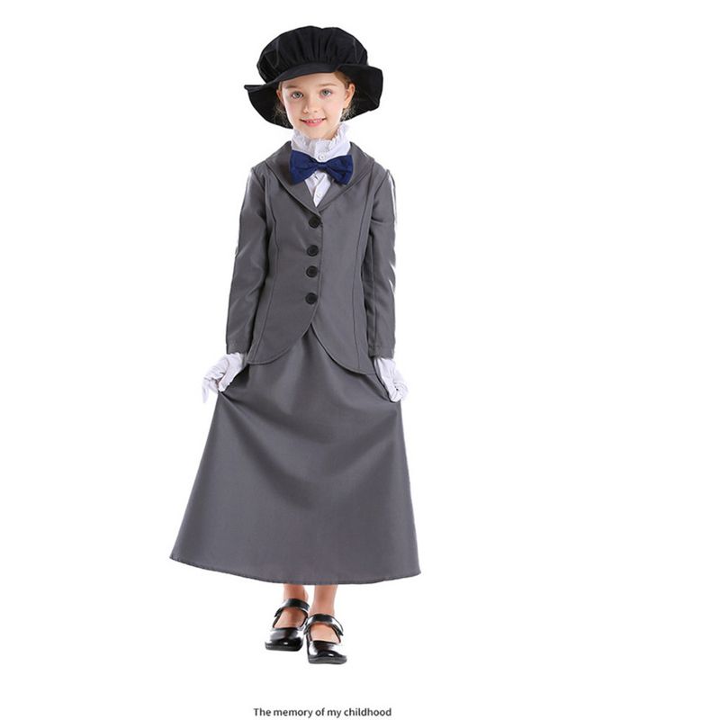Halloween costume, home teacher, American movie character set, magical nanny, fairy_voghion.com