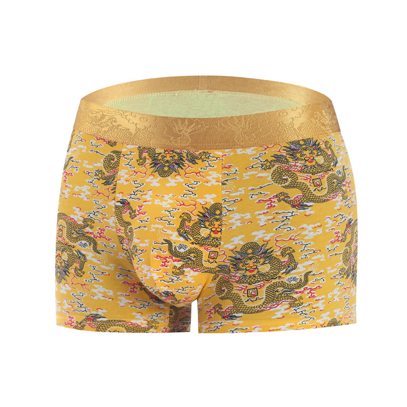 New2024 sous-vêtements pour hommes haut de gamme avec motif dragon, fesses relevables de grande taille, confortables sans couture, coins doux et plats_voghion.com