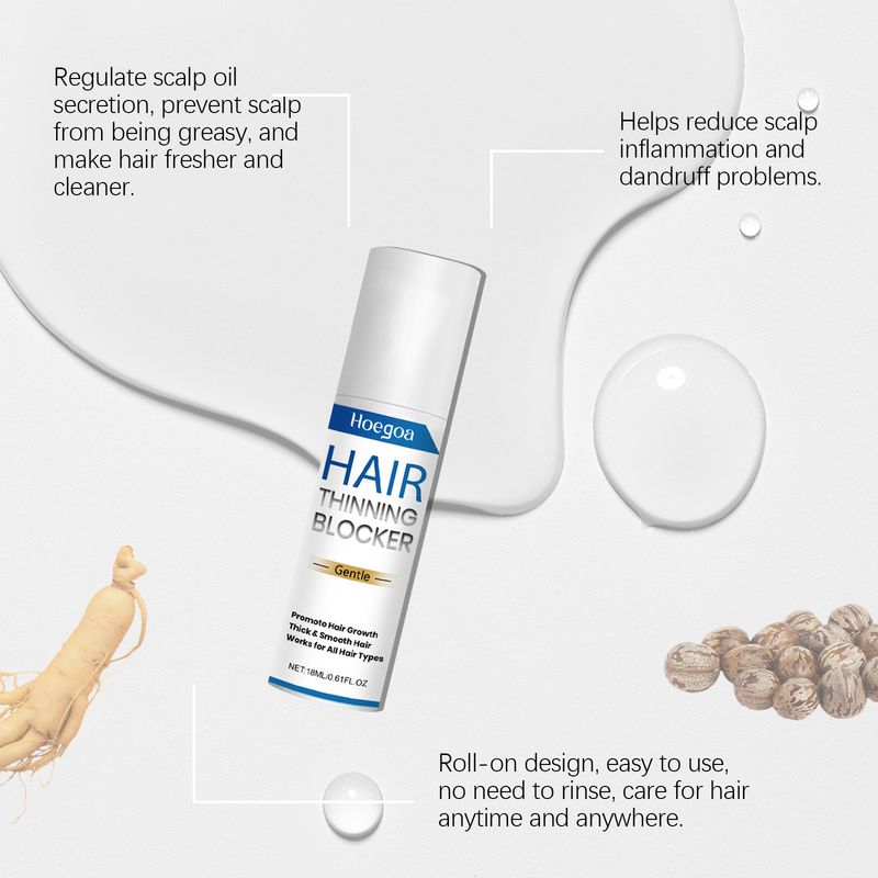 HOEGOA stärkt brüchige Reparatur, nährende Haar- und Kopfhautpflege, Roll-on-Essenz_voghion.com