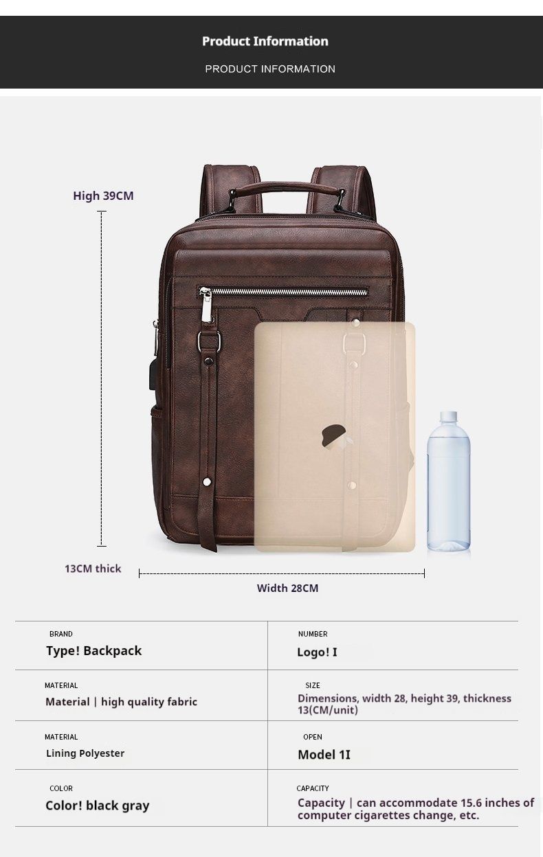 Auf der Suche nach einem lässigen Herrenrucksack, einem Reise-Computerrucksack mit großem Fassungsvermögen_voghion.com