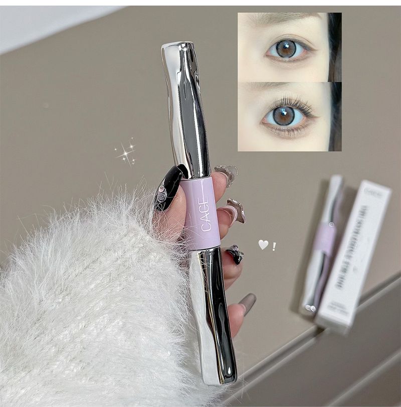 Double-ended Mascara Affordable Lengthening Brush Head Dense Curling Eye Makeup Black Brown Options Available_voghion.com