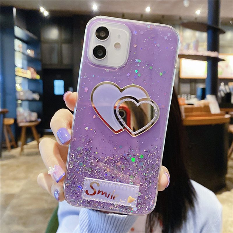 Mirror Glitter Girl Case For Xiaomi Mi POCO X2 X3 NFC M3 F2 9T CC9 A3 Redmi Note 10 6 7 8 9 9S 10T Lite 5G K20 K30 Pro K_voghion.com