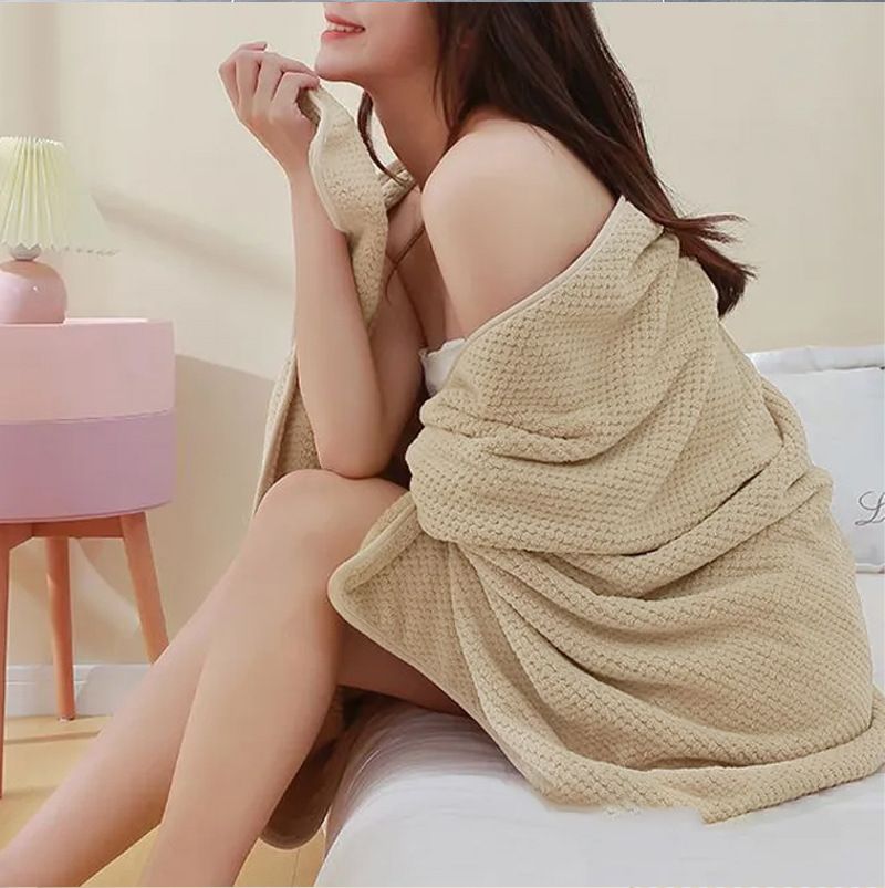 Luxury Microfiber Hair Towel Wrap – Ultra-Soft, Quick-Dry, & Absorbent Head Towel For Women & Men (Multiple Sizes & Colors)_voghion.com