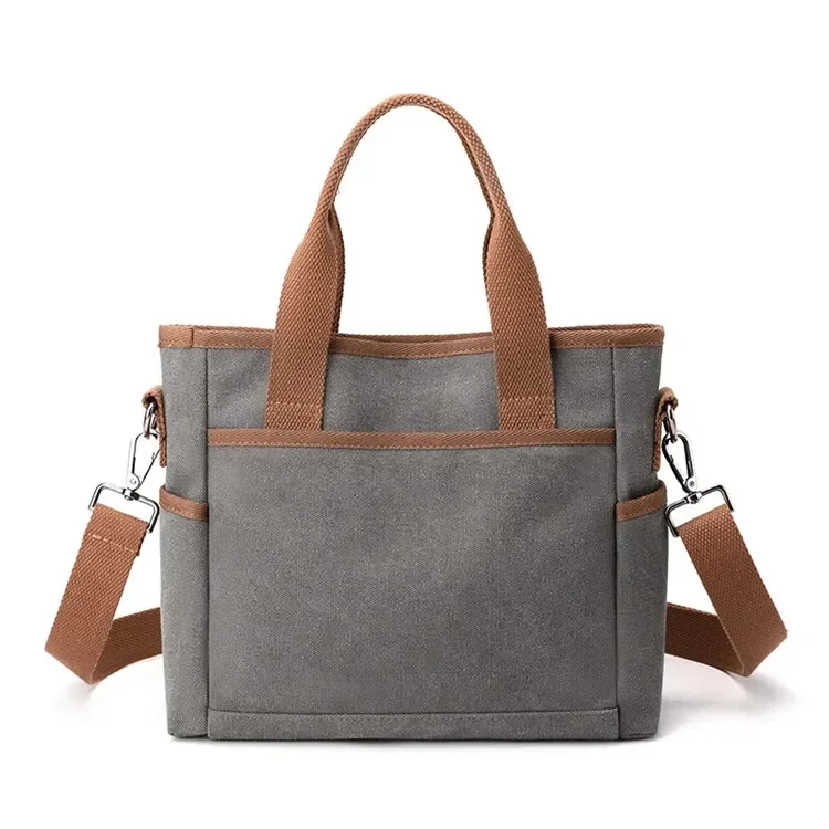 Women's Canvas Shoulder Bag Designer Handbags Casual Fashion Large Capacity Cross-body Bag Multifunctional Travel Bag For Women_voghion.com