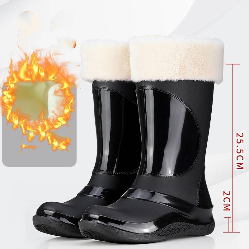 Scarpe da lavoro in gomma antiscivolo e impermeabili con tubo centrale da donna_voghion.com