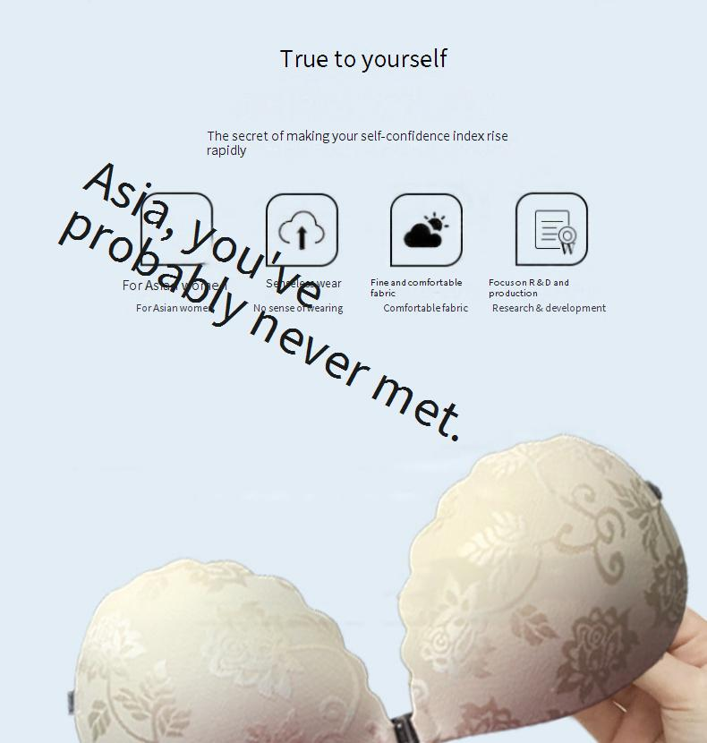 Underwear & Sleepwears Shell Lace Bra Stickers Breasts Gathered And Lifted Invisible Back Straps Silicone Bra Stickers For Wedding Dresses_voghion.com