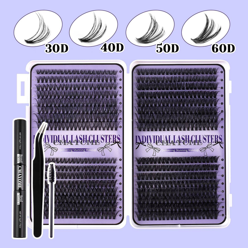Best - Selling 640 - Cluster Segmented False Eyelash Book, 9 - 16mm Mixed Length, D - Curl, Natural And Suitable For Daily Use_voghion.com