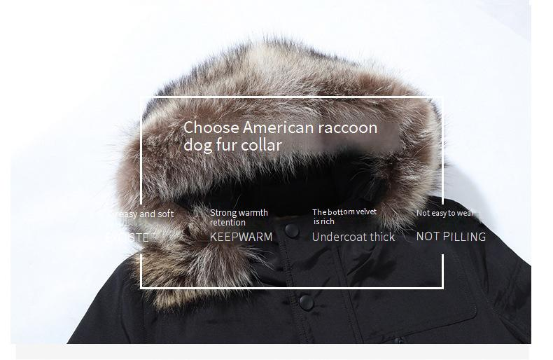 Parka invernale da uomo con fodera in pelliccia di visone staccabile – Giacca impermeabile in piumino d'oca per freddo estremo (-30°C), cappotto oversize con cappuccio e multitasche_voghion.com