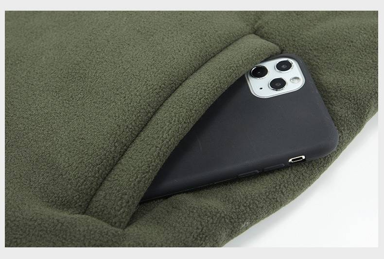 Men's Reversible Fleece Vest For Outdoor & Casual Wear, Stand Collar, Thick Warm Layering Vest, Lightweight & Breathable, Multiple Pockets_voghion.com